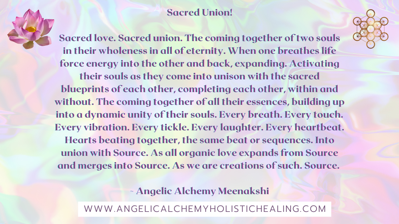 Sacred Union!